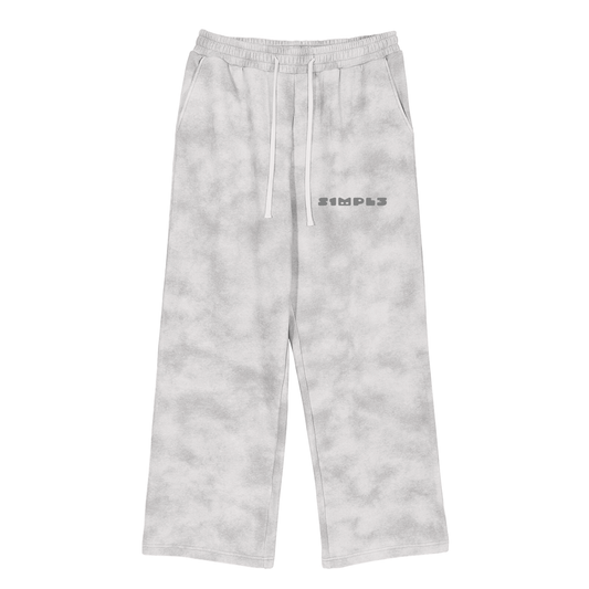 Simple Dirty Washed Fleece Sweatpants