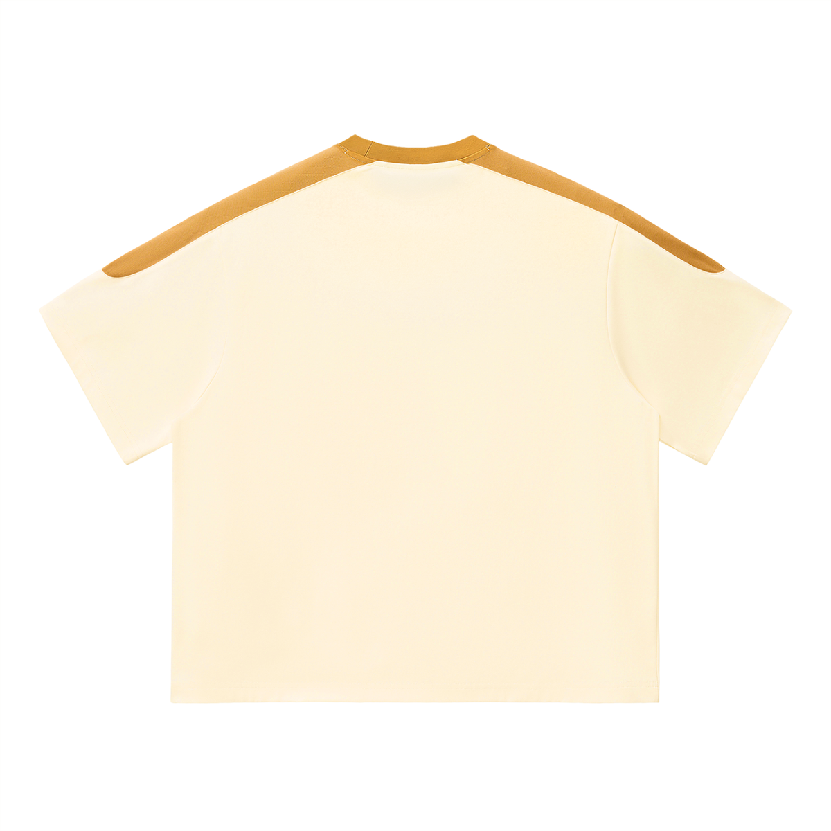Simple unisex Color Block Oversized Tee